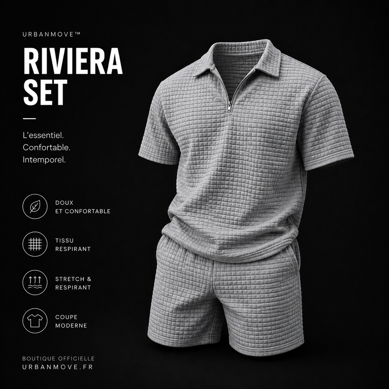 Ensemble homme été premium | UrbanMove™ Riviera Set