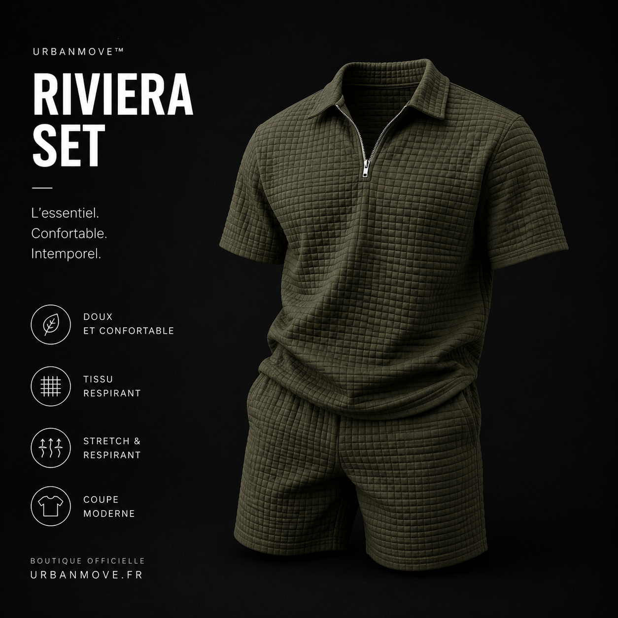 Ensemble homme été premium | UrbanMove™ Riviera Set