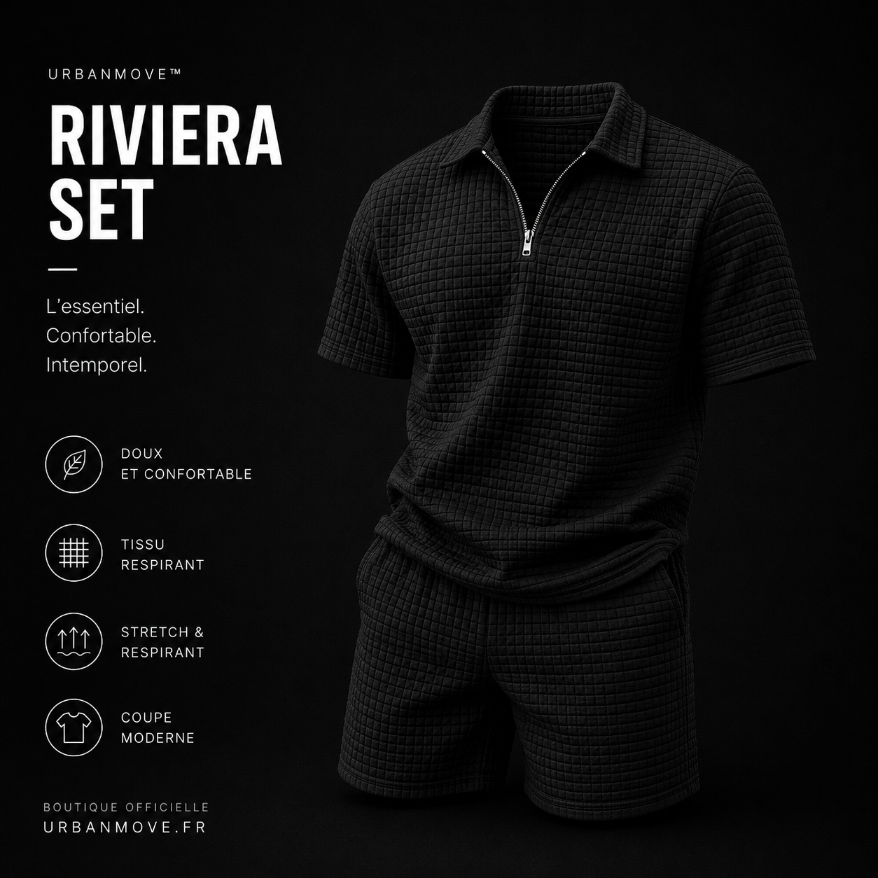 Ensemble homme été premium | UrbanMove™ Riviera Set