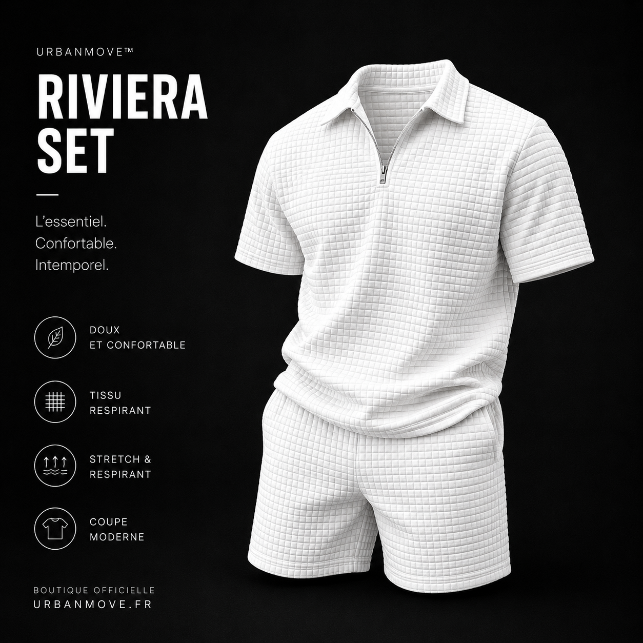 Ensemble homme été premium | UrbanMove™ Riviera Set