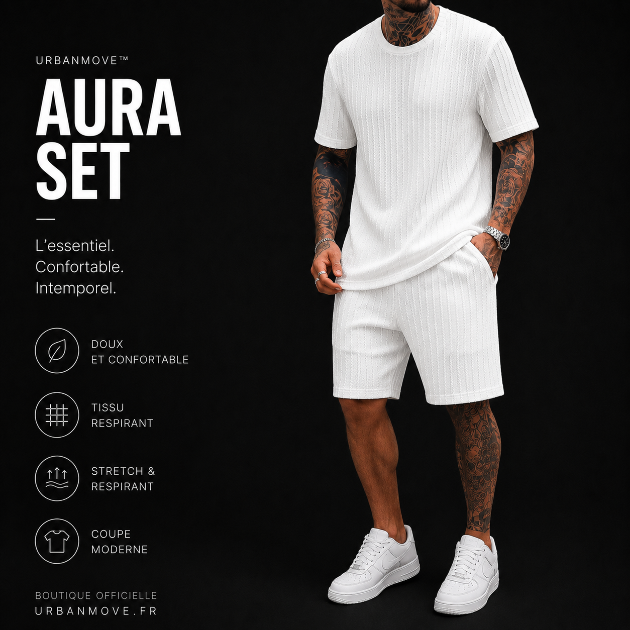 UrbanMove™ Aura Set | Ensemble homme été premium
