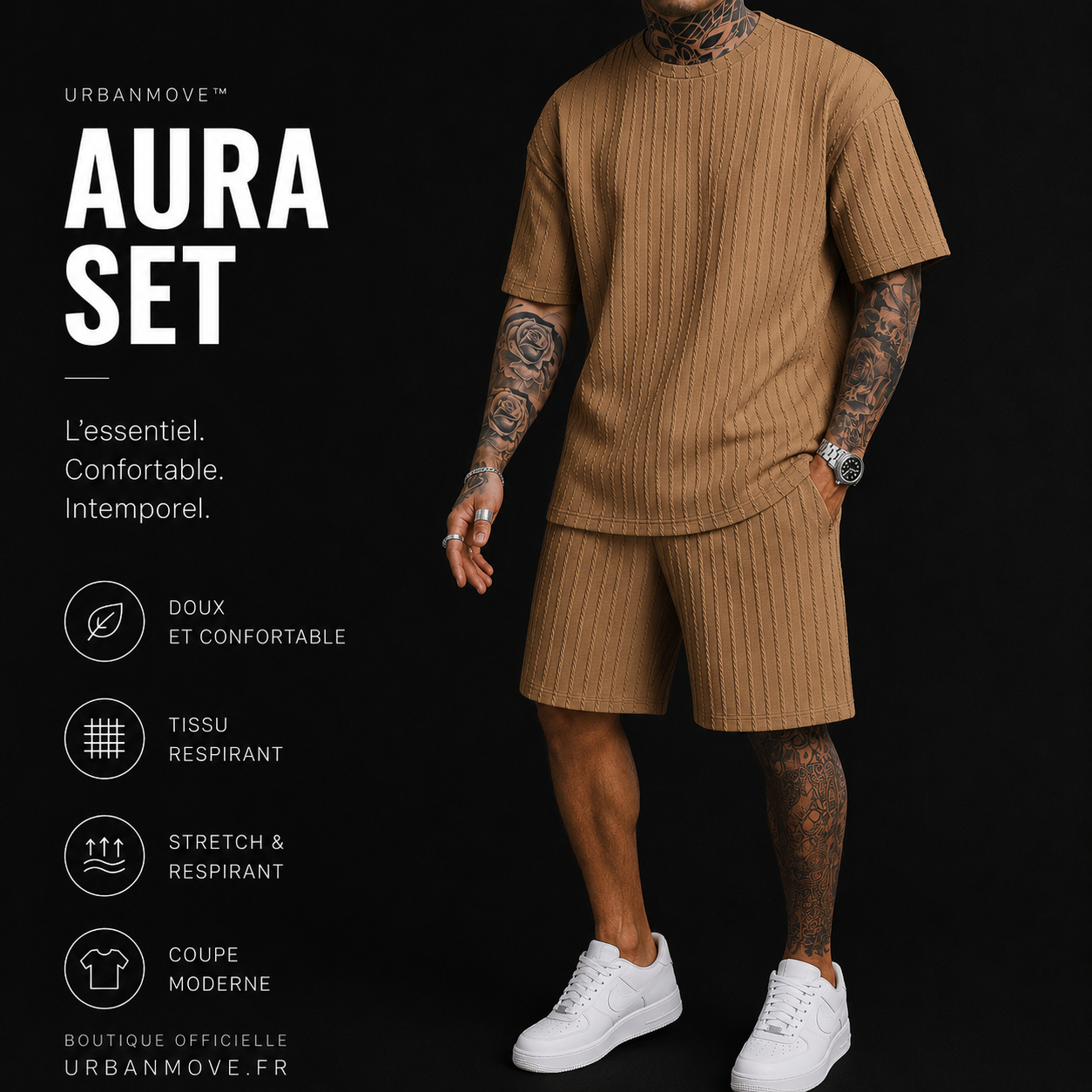 UrbanMove™ Aura Set | Ensemble homme été premium