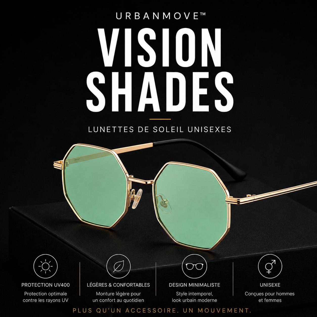 UrbanMove™ Vision Shades | Lunettes de Soleil Unisexes