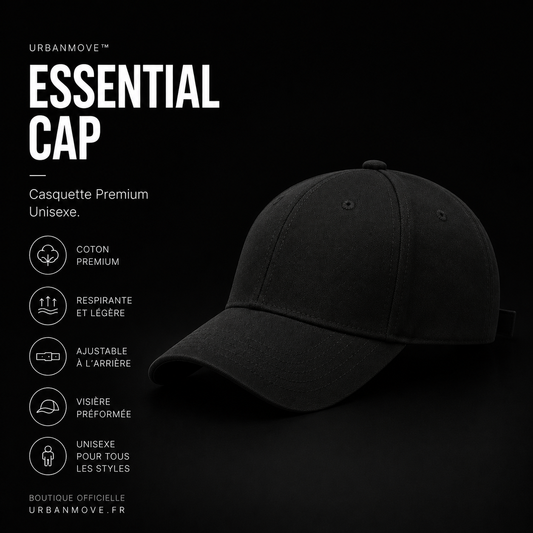 UrbanMove™ Essential Cap | Casquette Premium Unisexe
