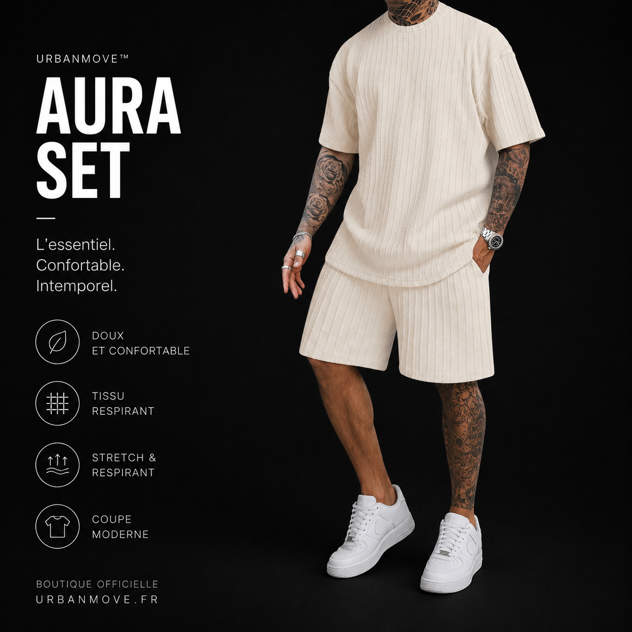 UrbanMove™ Aura Set | Ensemble homme été premium